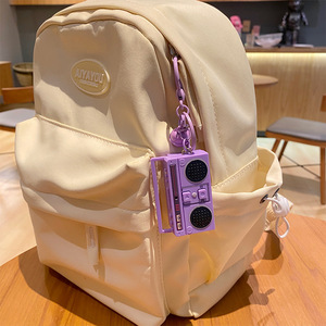 <span class=keywords><strong>Mini</strong></span> phim hoạt hình ghi <span class=keywords><strong>Keychain</strong></span> PVC nhựa đồ chơi đài phát thanh cho các trường học Túi Mặt dây chuyền Sáng tạo quà tặng cho các cặp vợ chồng bán buôn món quà nhỏ - Product Image 5