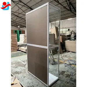 <span class=keywords><strong>Vitrina</strong></span> <span class=keywords><strong>de</strong></span> cristal alto <span class=keywords><strong>de</strong></span> fábrica <span class=keywords><strong>de</strong></span> Guangzhou, marco <span class=keywords><strong>de</strong></span> Metal plateado, diseño <span class=keywords><strong>de</strong></span> iluminación, listón, respaldo <span class=keywords><strong>de</strong></span> pared, ganchos colgantes, vitrinas - Product Image 4