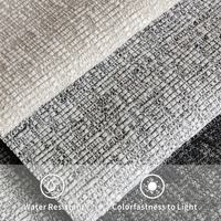 Tissu d'ameublement pour chaise longue d'extérieur 100% polyester respirant imperméable Décoration intérieure Utilisation extérieure