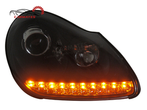 CARMATES, superventas, montaje de faros LED DRL, lámparas delanteras, señal de giro, luz HidHead para <span class=keywords><strong>Porsche</strong></span> <span class=keywords><strong>Cayenne</strong></span> <span class=keywords><strong>2003</strong></span> 2004 - 2007 - Product Image 5