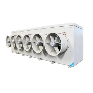Condensador refrigerado a ar para câmaras frigoríficas, unidade de cobre, máquina pequena com ventilador, melhor preço