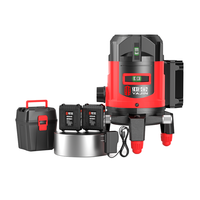 Niveau laser industriel portable YaJin 360 Import Green à 5 faisceaux verts, multi-lignes, précision 1 mm, auto-nivelant électronique