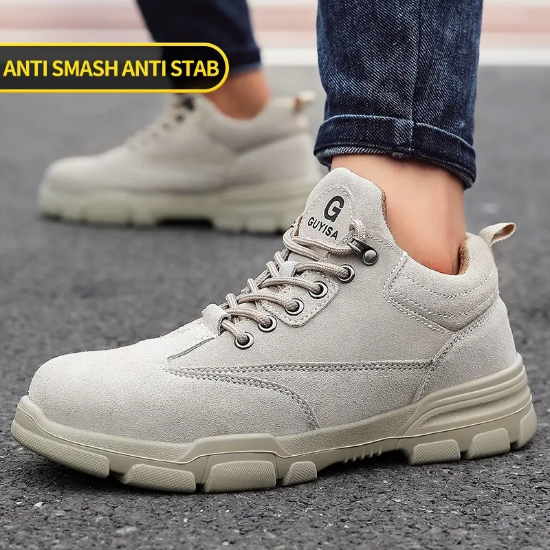 Calzado De Seguridad Zapatos de trabajo hecho en Italia Sandalias De Luz Súper anti deslizamiento