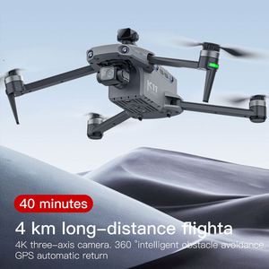 K11 Turbo Screen <b>4K</b> Camera Professional Brushless 3-Axis Gimbal GPS Obstacle Avoidance 4KM Long Distance Expert Plastic RC <b>Drone</b> - Product Image 5