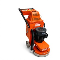 Machine à poncer les sols industrielle 380V 350mm avec collecteur de poussière intégré, polisseuse de surface en béton pour la construction