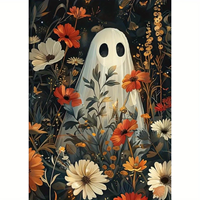 Kit de Peinture Diamant 5D Complet Halloween Plusieurs Tailles Qualité Supérieure Art Mural Vente en Gros Direct Usine OEM/ODM