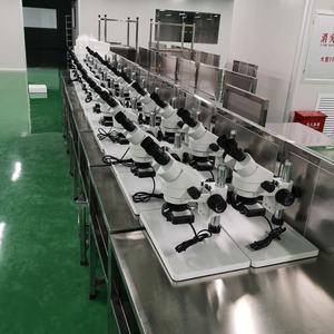 Microscope à dissection BD-60T 8X-50X stéréo trinoculaire binoculaire avec éclairage inférieur - Product Image 6