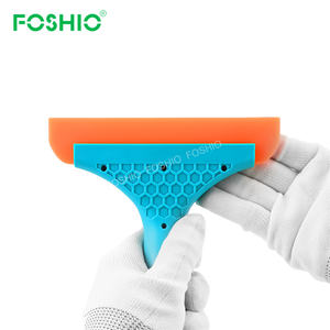 Foshio personalizar LOGO coche ventana tinte herramienta parabrisas recoger agua silicona raspador herramienta - Product Image 2