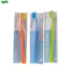 High Effective Cleaning with Factory Price Classical Orthodontic Toothbrush