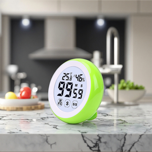 Digitale <span class=keywords><strong>timer</strong></span> Binnentemperatuur- en vochtigheidsbewaking Touchscreen Backlight Countdown-<span class=keywords><strong>timer</strong></span> met temperatuur- en vochtigheidsfunctie - Product Image 3