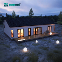 Panneau de ciment moussé écoénergétique durable, villa préfabriquée en béton, maison modulaire résidentielle permanente, hôtel préfabriqué
