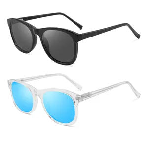 Vintage Retro Classic Shades Sunglasses For Women Men TR90 Frame Polarized Lens