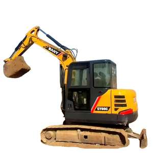 Excavatrice sur chenilles hydraulique SANY d'occasion sy60 sy60cpro SY60C-10 SY60C-9 SY60-9 bon prix 6 TONNES EXCAVATRICE D'OCCASION - Product Image 1