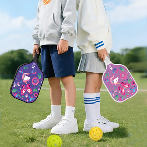 Juego de raquetas de pickleball de fibra de carbono para niños, diseño de dragón, con bolsa de transporte y pelotas para jugar al aire libre - Product Image 4