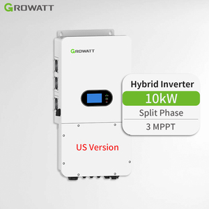 Growatt 120V 240V ระบบแยกเฟส ออนกริด ออฟกริด 10kW SPH 10000TL-HU-US ระบบไฮบริดพลังงานแสงอาทิตย์สำหรับบ้าน พร้อมระบบกักเก็บพลังงาน รุ่น US - Product Image 2