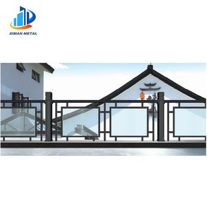 Design moderne, gazebo pour balcon, clôture de <span class=keywords><strong>piscine</strong></span> en aluminium et verre, protection de sécurité, couleur foncée, revêtement en poudre - Product Image 2