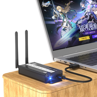 Adaptador M.2 NGFF B-Key WWAN a Micro USB 2.0 con Ranura SIM, Antenas Duales 3G/4G, Carcasa Metálica para Laptops/PCs Industriales