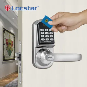 Number Serrure De Porte Password Digital Aluminum Cerraduras De Inteligente Para Puertas Security Smart Lock For Wooden Doors