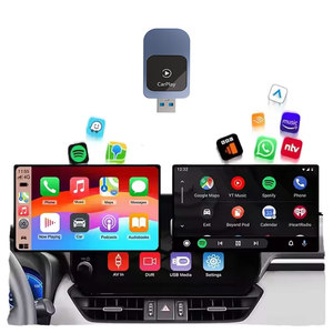 Adaptador inalámbrico CarPlay para <span class=keywords><strong>iPhone</strong></span> Convertir con cable a adaptador inalámbrico de Apple CarPlay <span class=keywords><strong>Tamaño</strong></span> mini con USB y tipo C/2, 2 y 2" - Product Image 1