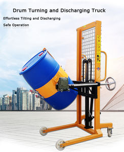 ถังน้ำมันไฮดรอลิกด้วยมือยกบาร์เรลรถยกรถยกถังน้ำมันแบบแมนนวลหมุนได้250กก. 300กก. 350กก. 400กก. 500กก. - Product Image 4