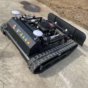 Multifunktion aler Raupen mäher mit Schneepflug, 2-in-1-Rasenmäher, Schneepflug, fern gesteuerter Rasenmäher - Product Image 4