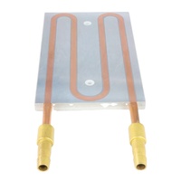 Plaque de refroidissement liquide par extrusion personnalisée pour processeur 1000W, dissipateur thermique en cuivre et aluminium, roulement en alliage, 20dBA
