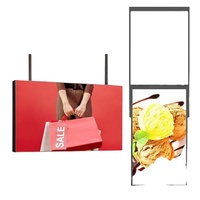 43 49 55 65 pouces écran double face LCD affichage publicitaire haute luminosité affichage face à la fenêtre affiche numérique pour magasin café