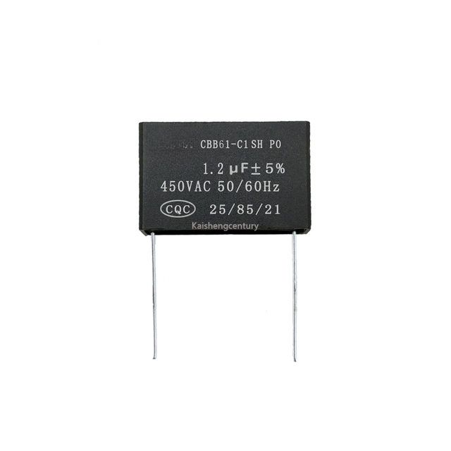 450vac cbb61 0.6uf 1.2uf capacitor ac motor two pin cbb61 1.2uf 450v fan capacitors