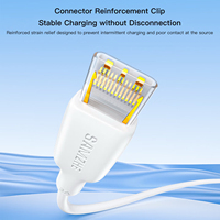 Cable USB Tipo-C SAMZHE de 1m, QC3.0 PD65W 3A, Cable de Carga Rápida y Transferencia de Datos con Marcador E para iPhone, Xiaomi, iPad, Laptop, Cargador de Auto