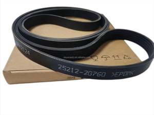 Kit de chaîne de <span class=keywords><strong>distribution</strong></span> de moteur automobile économique, <span class=keywords><strong>courroie</strong></span> à nervures en V, 252122G760 25212-2G760 K5 - Product Image 5