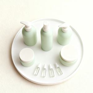 Bouteilles vides en plastique PET doré de luxe personnalisées pour les soins de la peau, les masques faciaux et les sérum, ensembles de contenants pour shampooing et après-shampooing - Product Image 4