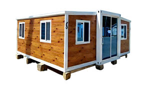 预制式可扩展20英尺40英尺现代模块化可拆卸低成本2-3卧室别墅集装箱住宅 - Product Image 1