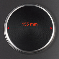 Cuisinière électrique RAF 1000W R.8068, plaque chauffante de 155 mm, chaleur uniforme, facile à nettoyer, fonctionnement simple, compacte