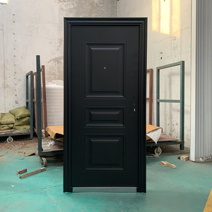 TECHTOP <span class=keywords><strong>Porte</strong></span> en acier de <span class=keywords><strong>sécurité</strong></span> en fer pour la maison <span class=keywords><strong>Porte</strong></span> en acier moderne découpée au laser Design - Product Image 4