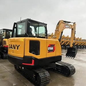Mini-excavatrice SANY SY50C d'occasion de 5 tonnes, SY50 SY55 SY65 SY70 SY75, 6 tonnes, d'origine chinoise, 90% neuve, excavatrice/pelle - Product Image 2