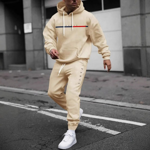 Nuevo Conjunto de Sudadera con Capucha Extra Grande para Hombre con Estampado de Logotipo, Prenda Exterior de Felpa de Mezcla de Algodón de Manga Larga en Estilo Deportivo para Primavera - Product Image 2