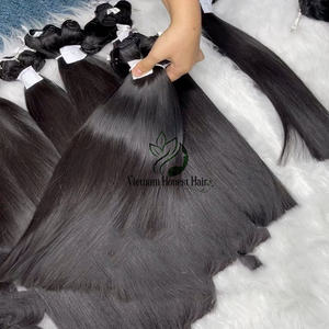 Extensions de cheveux humains vietnamiens Différents styles, y compris vague naturelle Afro Curl lâche os profond cuticule droite-Drop Shipping - Product Image 3