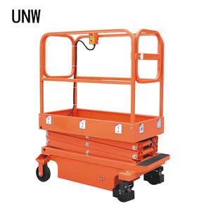 Plateforme de travail aérienne <span class=keywords><strong>mobile</strong></span> mini-hydraulique à ciseaux manuelle 300 kg 3 m 3,9 m 4,8 m pour l'entretien des entrepôts - Product Image 3
