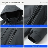 Veste de travail rembourrée antistatique épaisse d'hiver haut de gamme pour les ouvriers d'usine