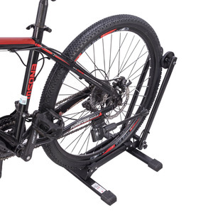 Supporto Pieghevole Portatile per Bicicletta - <span class=keywords><strong>Cavalletto</strong></span> da Parcheggio con Montaggio Anteriore e Posteriore per MTB e Bici da Strada - Product Image 2