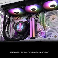 Refroidisseur CPU tout-en-un Thermalright CORE Vision 360 Black ARGB avec écran LCD IPS 480 × 480 haute performance