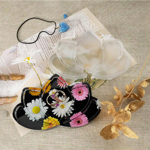 Moule en ciment de gypse tombant de la colle moule en pot de plateau de différentes formes utilisé pour la production manuelle de bricolage - Product Image 3