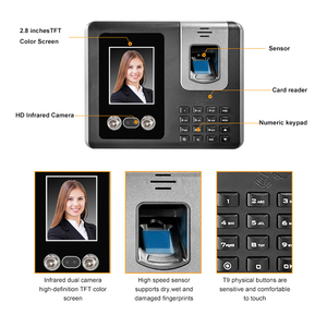 Système de pointage biométrique, lecteur de carte d'empreintes digitales, appareil de pointage biométrique, logiciel cloud - Product Image 2