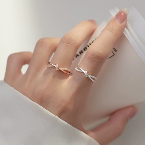 LT-469 Luxury Retro Design <strong>Cross</strong> <strong>Ring</strong> 925 Sterling <strong>Silver</strong> with Zircon Open Index Finger <strong>Ring</strong> for Women - Product Image 1