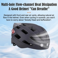 Casque de vélo intelligent CE pour adultes, casque de cyclisme urbain avec clignotants pour la conduite quotidienne, casque de sécurité