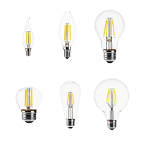 Ampoule LED basse tension 3v5v12v24v E27 à intensité variable, lumière chaude, corps en verre, certifiée CE, durée de vie de 50 000 heures pour usage résidentiel