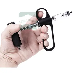 1ml/2ml Continuous injection vaccine type C chicken pig animal veterinary adjustable continuous syringe handle design