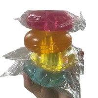 Nouveau Jouet Squishy Donut Boule de Neige Croustillante en Maltose à Remontée Lente, Super Doux, Anti-stress et Décompression, Cadeau pour Enfants et Adultes