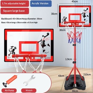 Canasta de Baloncesto Portátil, Removible, Ajustable en Altura, Resistente, para Exteriores, con Ruedas - Product Image 3