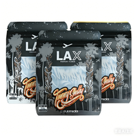 Sacs mylar 3.5g personnalisables anti-odeur avec zip. Stock prêt pour bonbons, biscuits, tabac & herbes.